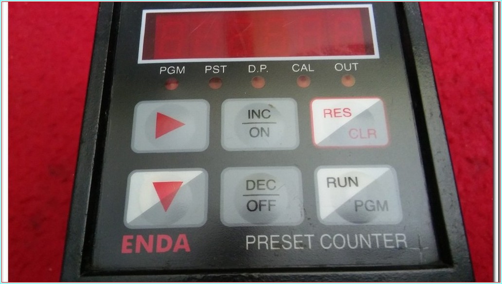 ENDA CR7611 PRESET COUNTER 6 HANELİ ÖNCEDEN AYARLANMIŞ SAYAÇ